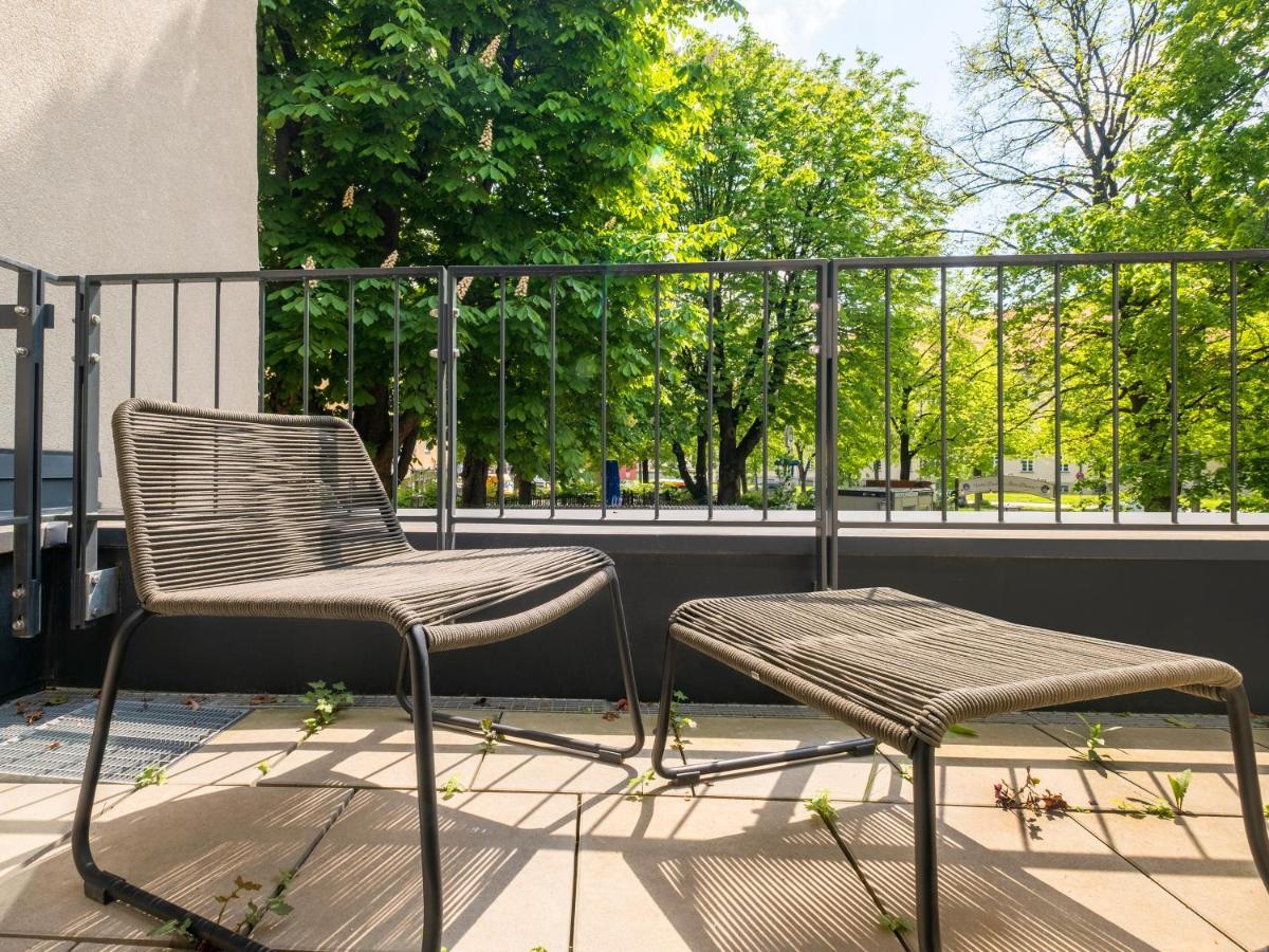 Mittleres Studio mit Küche und Balkon - Einzelbett